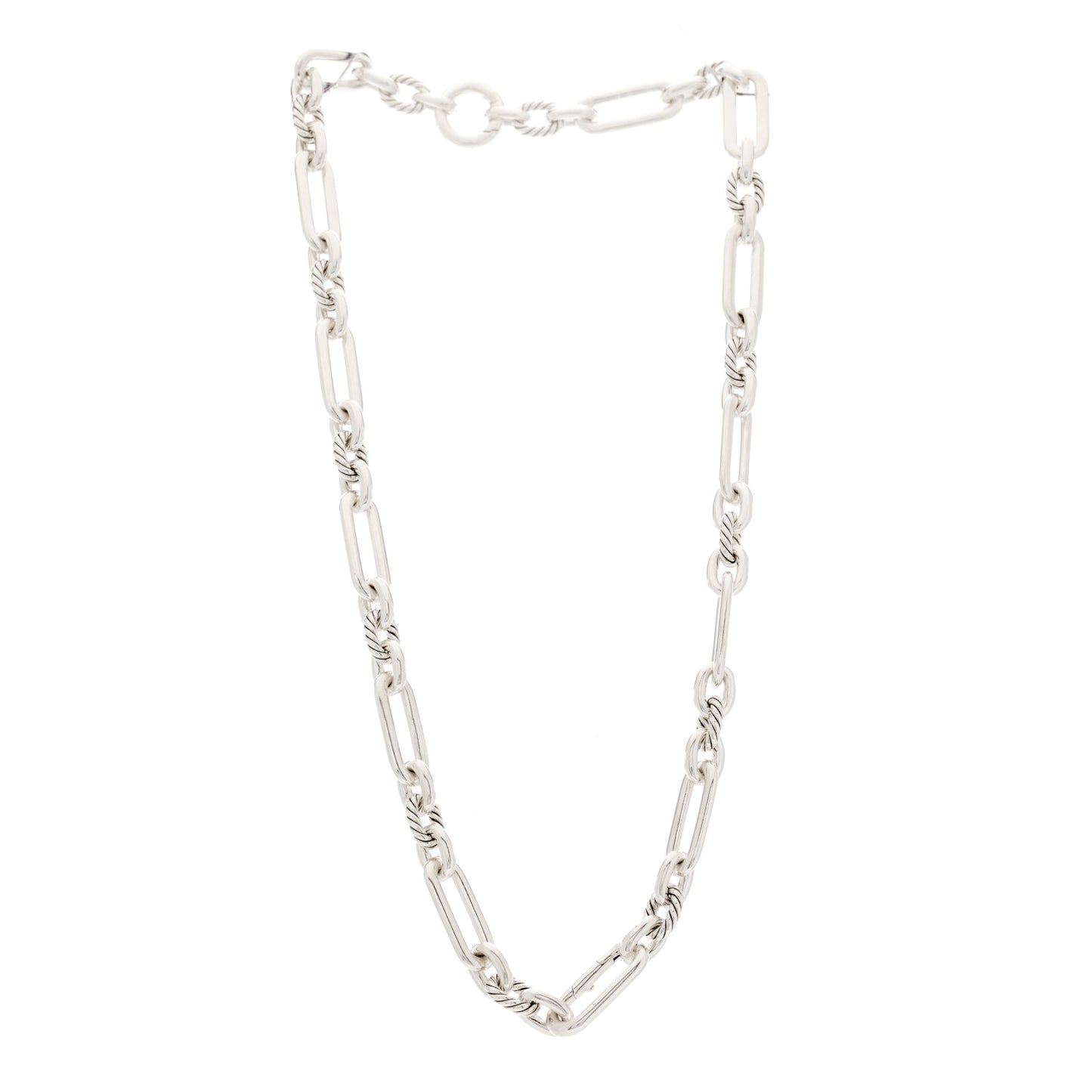 Sterling Silver 9.8mm Lexington Chain Necklace 21"