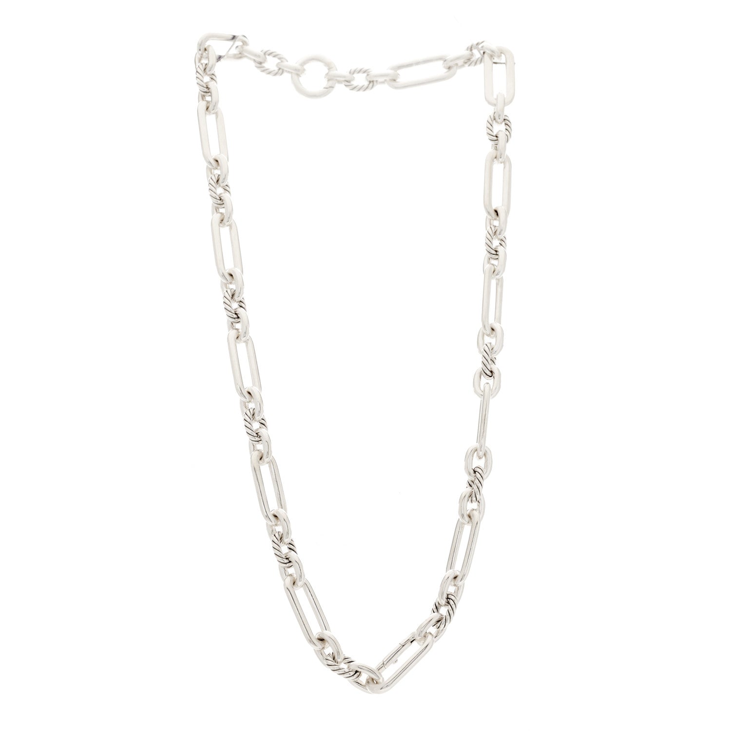 David Yurman Sterling Silver 9.8mm Lexington Chain Necklace 21" 2 of 5