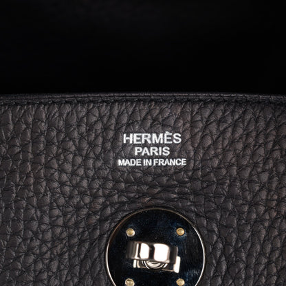 Hermes Taurillon Clemence Lindy 30 Black 14 of 16