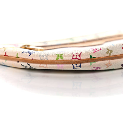 Louis Vuitton Monogram Multicolor Pochette Plate GM White 5 of 14