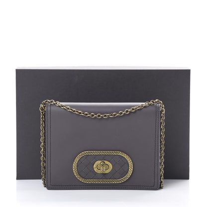 Bottega Veneta Nappa Ellittica Chain Wallet Quetsche 11 of 11