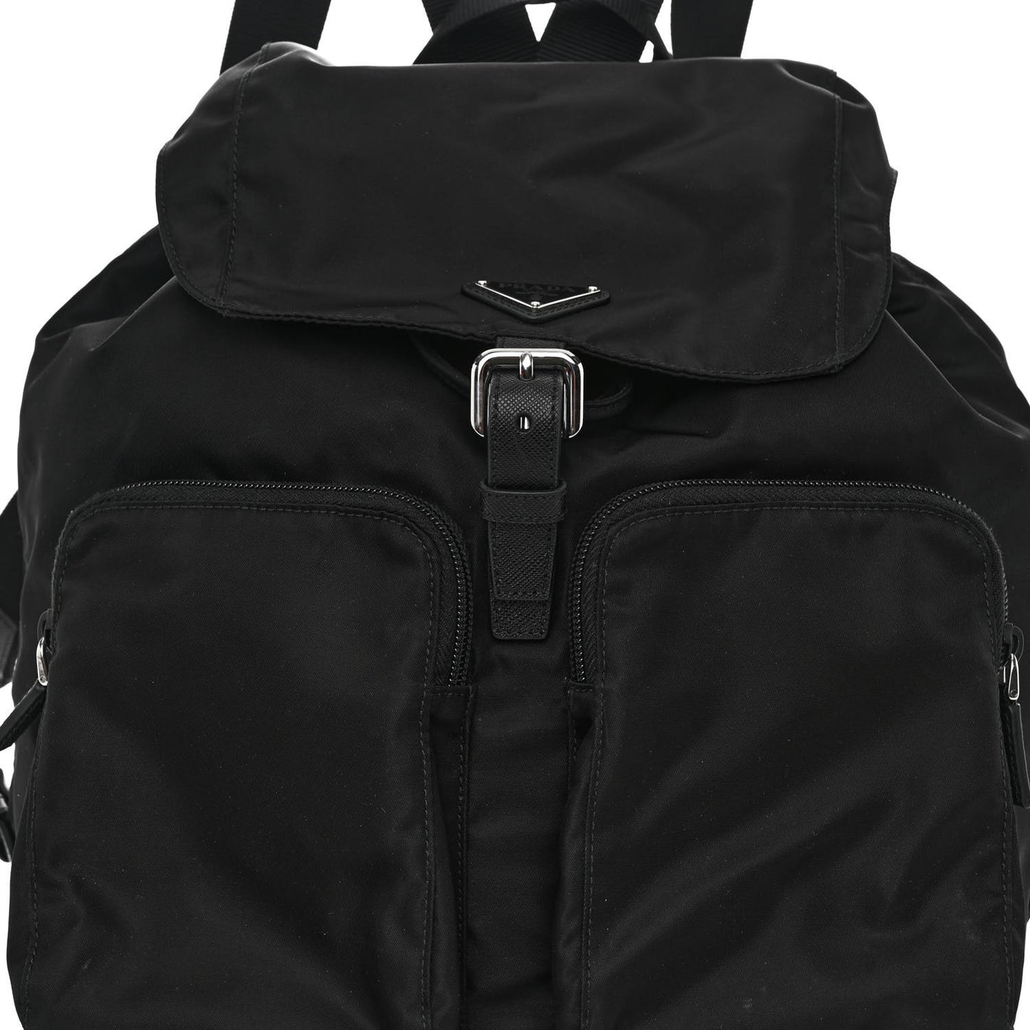 Nylon Vela Large Backpack Black