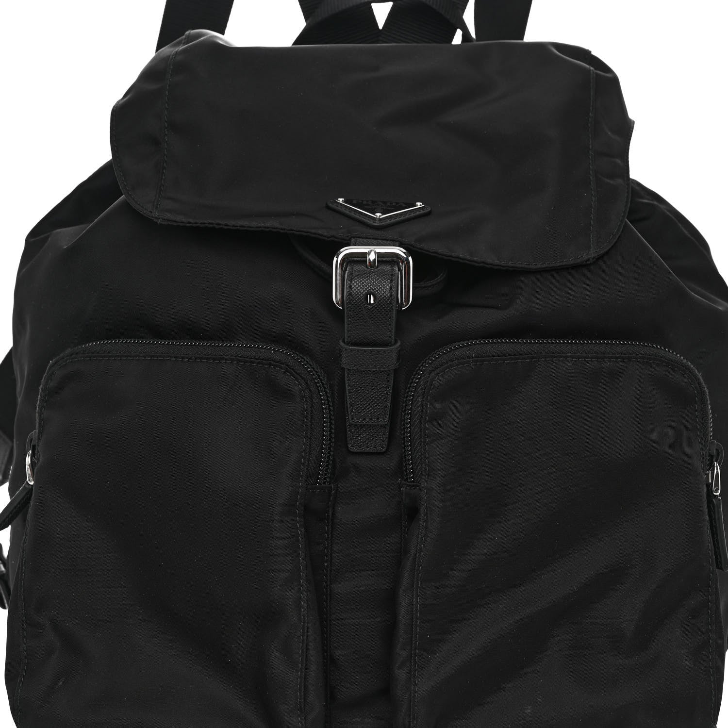 Prada Nylon Vela Large Backpack Black 7 of 10