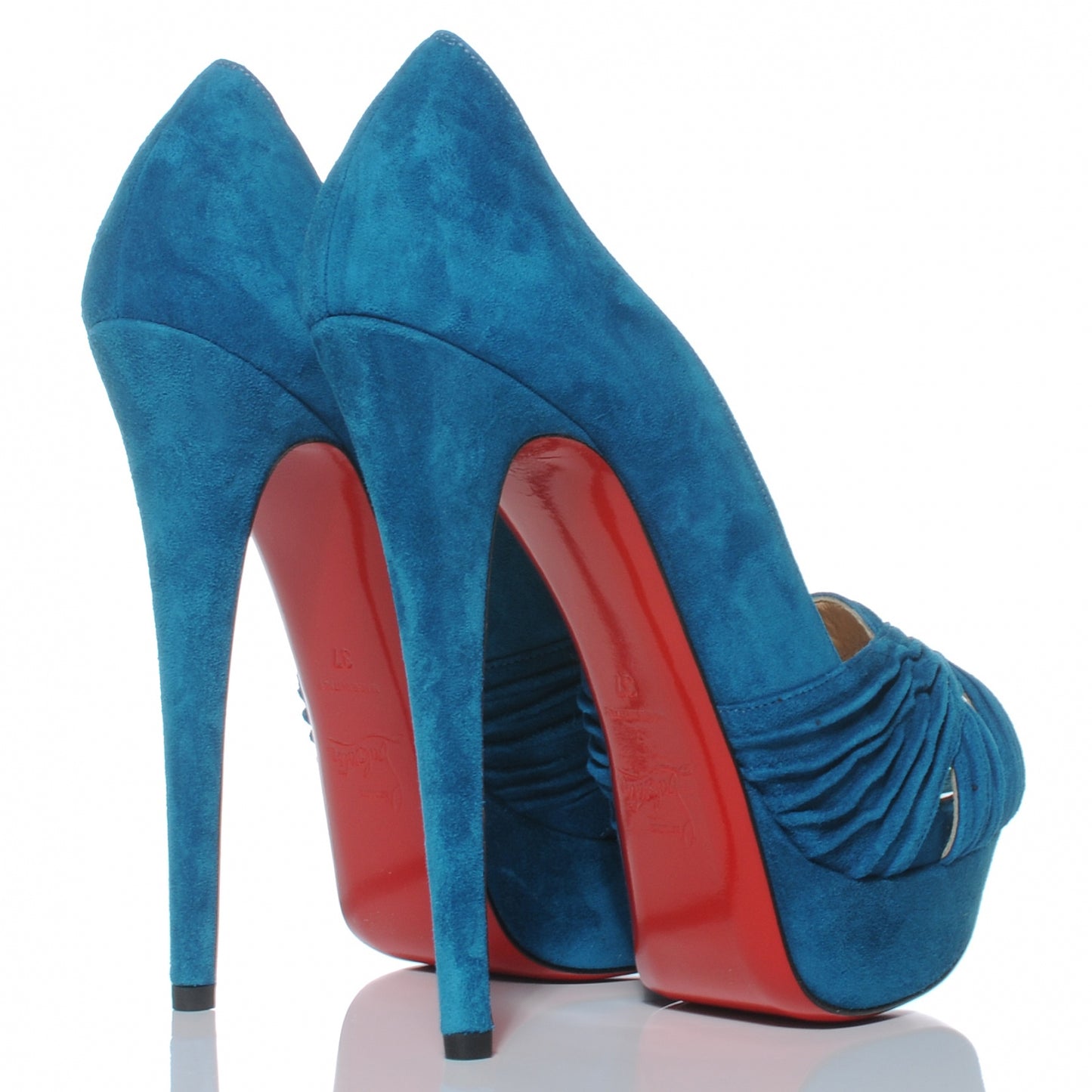 Suede Aborina 150 Pumps 37 Peacock