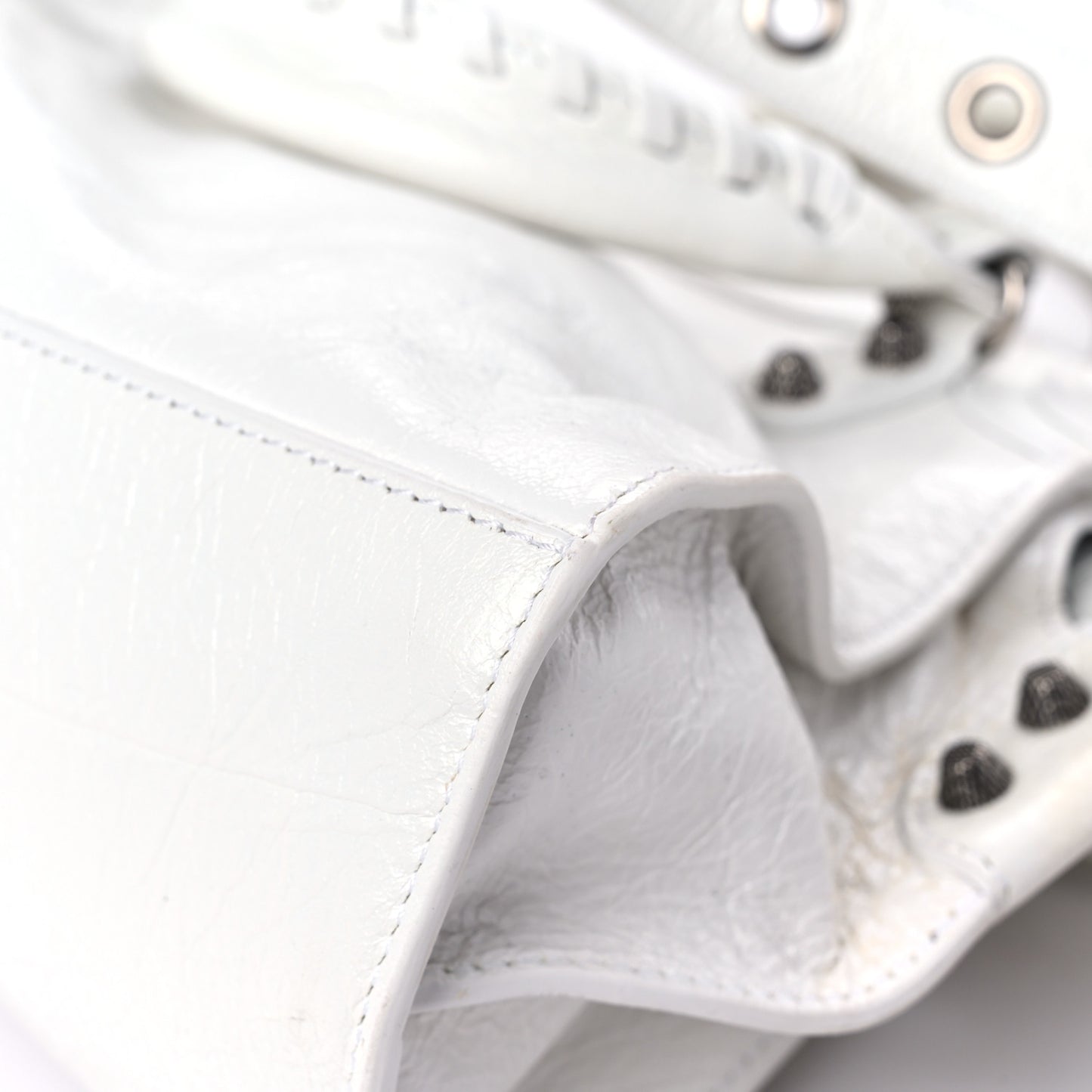 Agneau Arena Neo Cagole Handbag XS Optic White