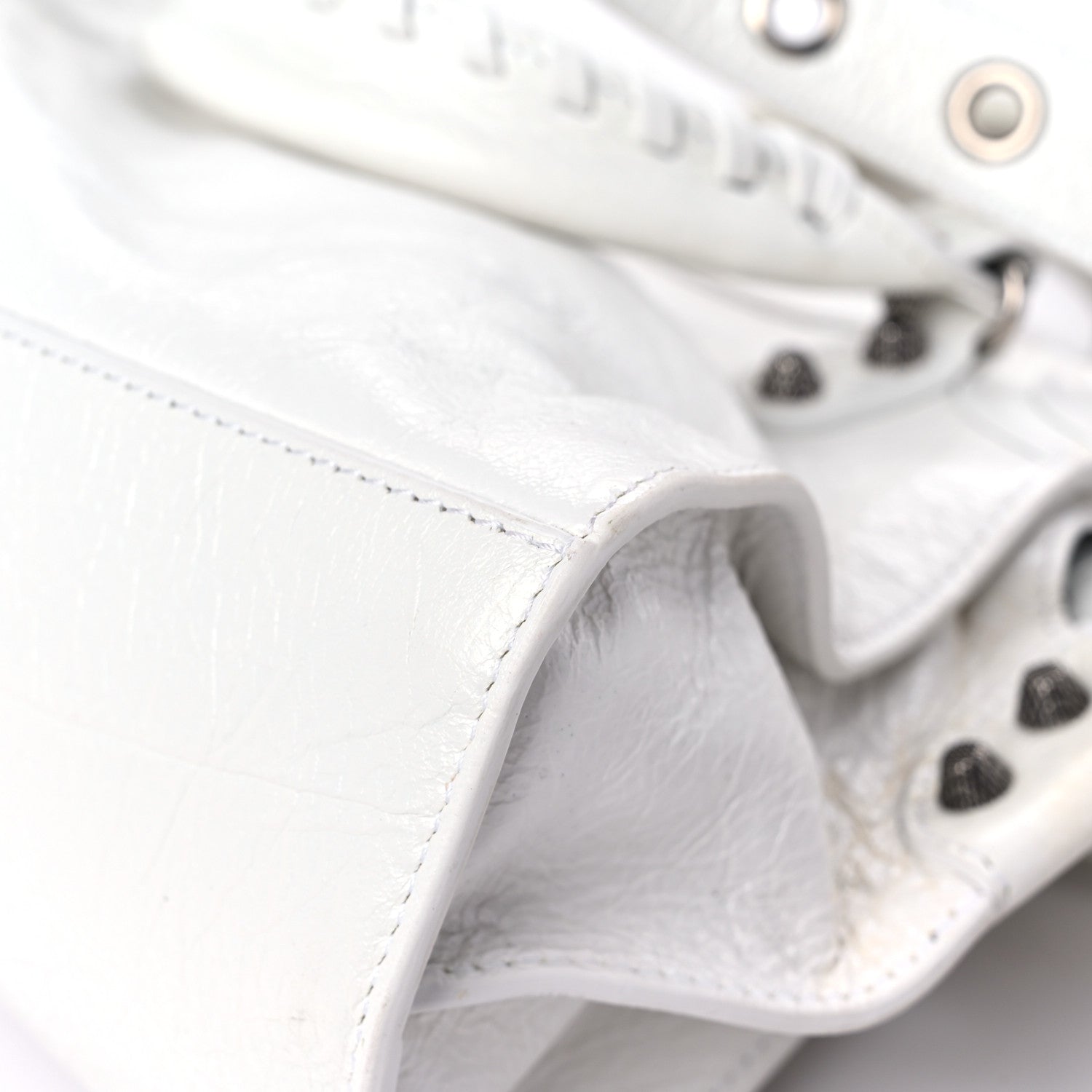 Balenciaga Agneau Arena Neo Cagole Handbag XS Optic White 11 of 13