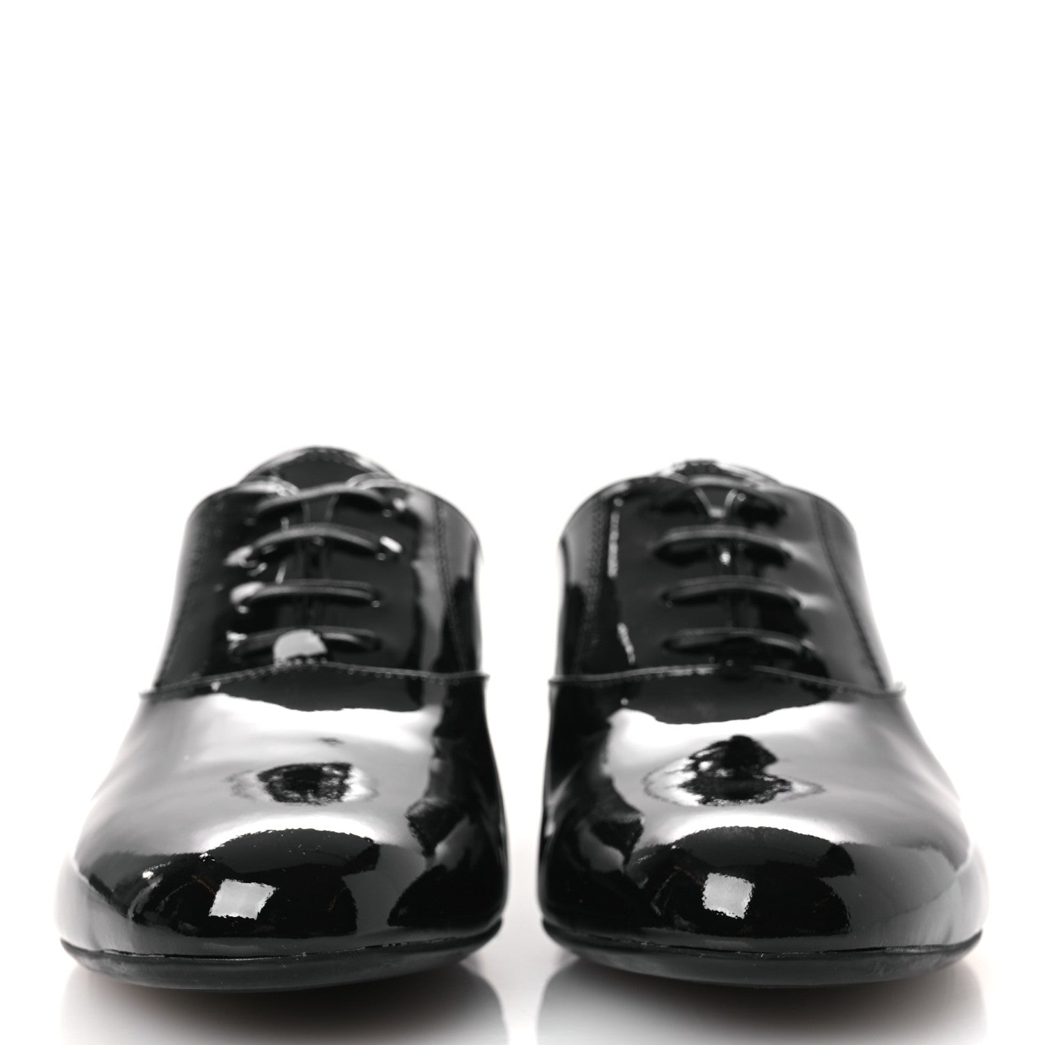Prada Patent Oxfords 35 Black 3 of 11