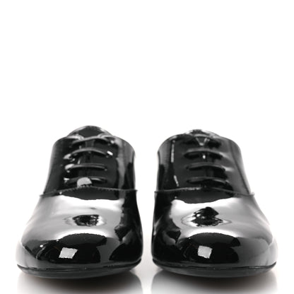 Prada Patent Oxfords 35 Black 3 of 11
