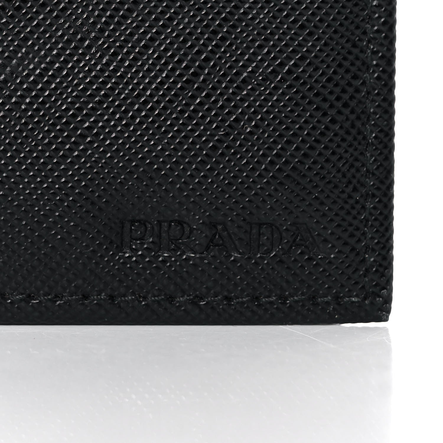 Prada Saffiano Travel Wallet Black 8 of 12