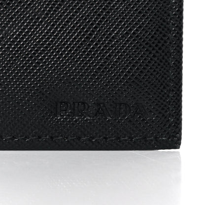 Prada Saffiano Travel Wallet Black 8 of 12