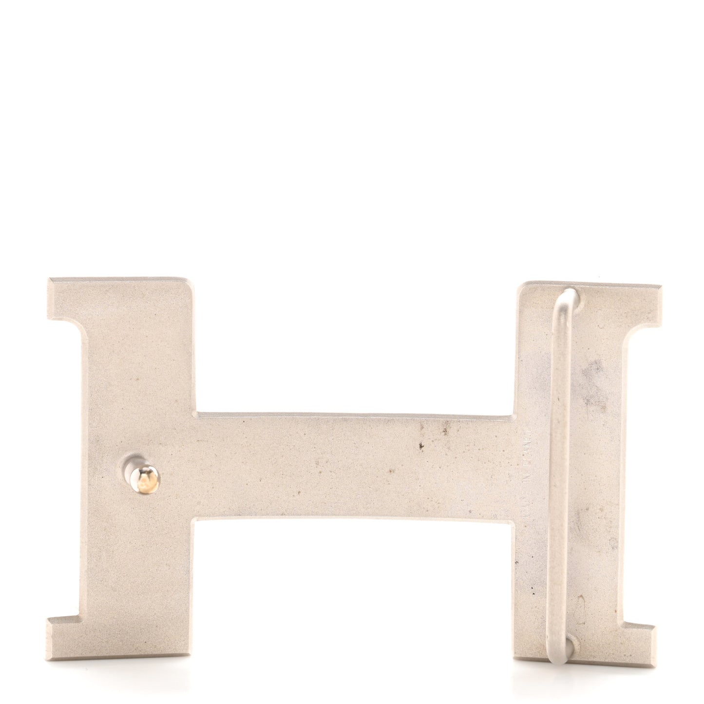 Brushed Palladium 32mm H Belt Buckle