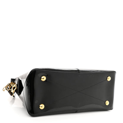 Louis Vuitton Patent Calfskin Miroir Tote Black 4 of 10