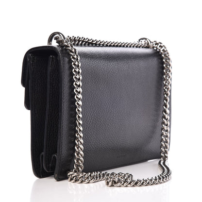 Gucci Pebbled Calfskin Small Dionysus Shoulder Bag Black 3 of 7