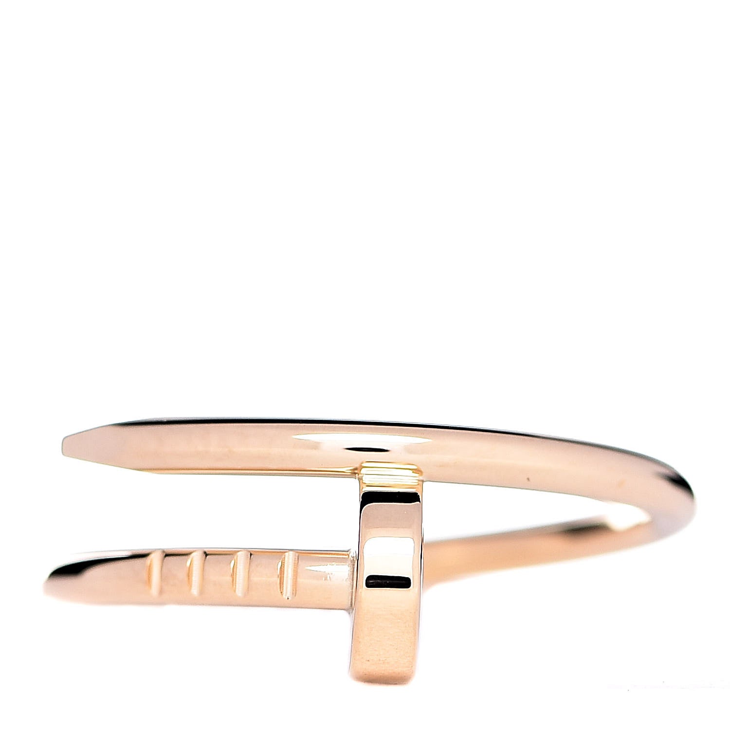 Cartier 18K Yellow Gold Small Juste Un Clou Ring 51 5.75 1 of 7