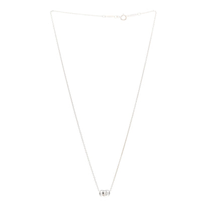 Tiffany Sterling Silver 9mm Elsa Peretti Bean Pendant Necklace 3 of 4