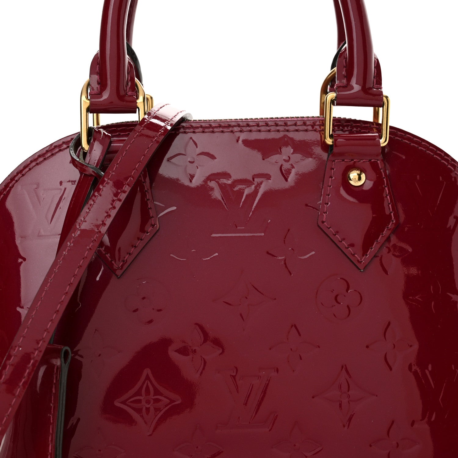 Louis Vuitton Vernis Alma BB Magenta 8 of 10