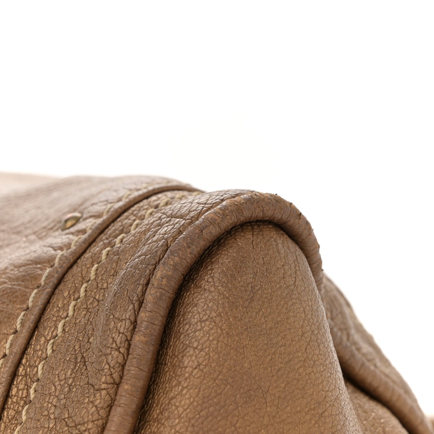 Chloe Metallic Calfskin Medium Paddington Satchel Gold 11 of 16