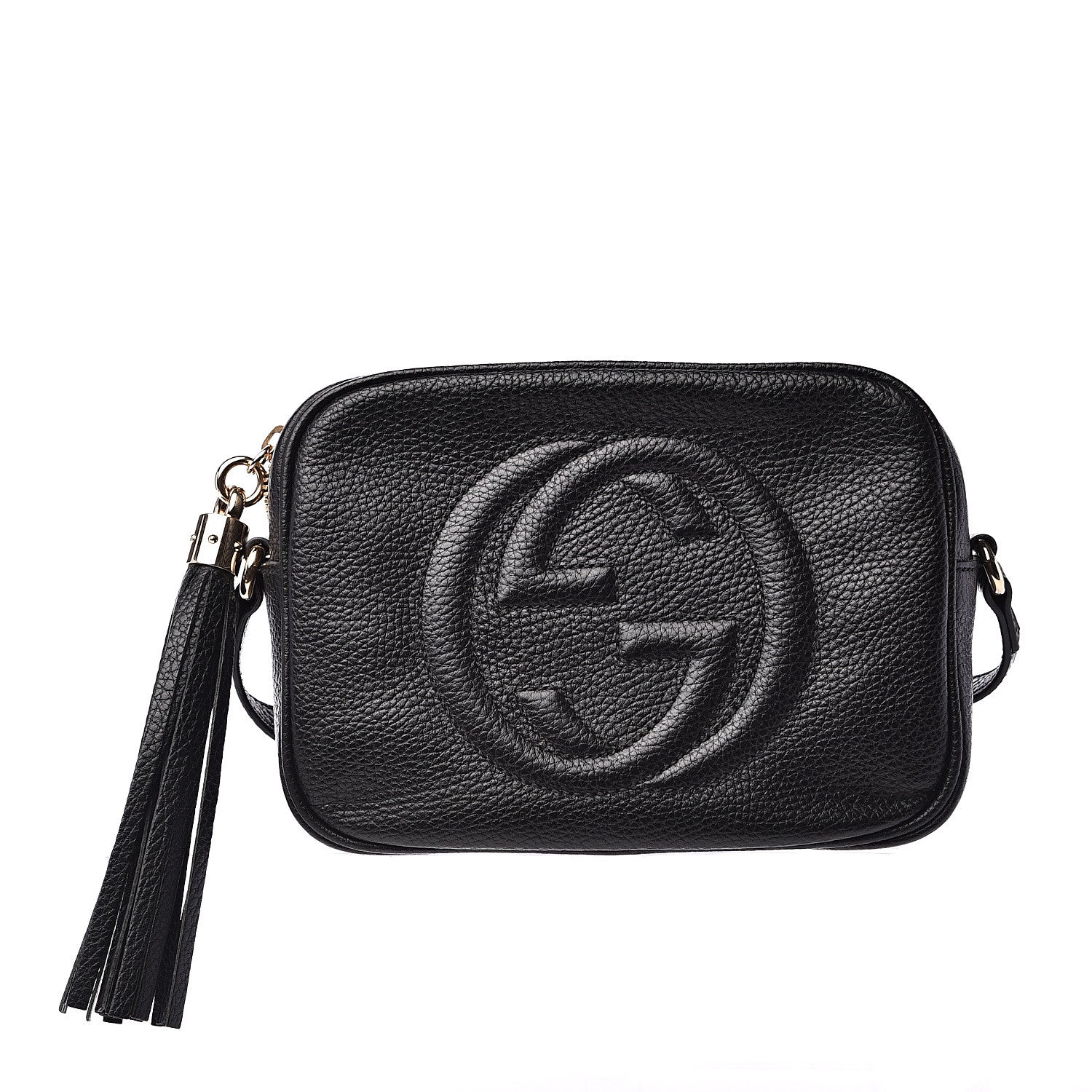 Gucci Pebbled Calfskin Small Soho Disco Bag Black 1 of 8