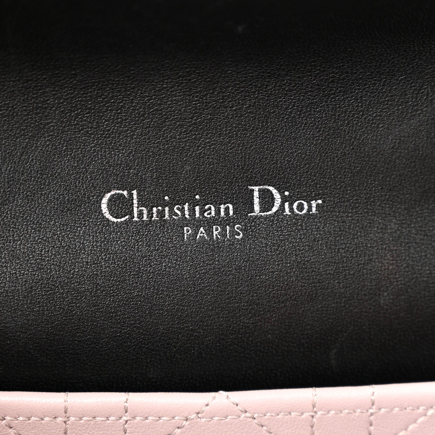 Christian Dior CHRISTIAN DIOR Lambskin Cannage Small Miss Dior Flap Black 6 of 10