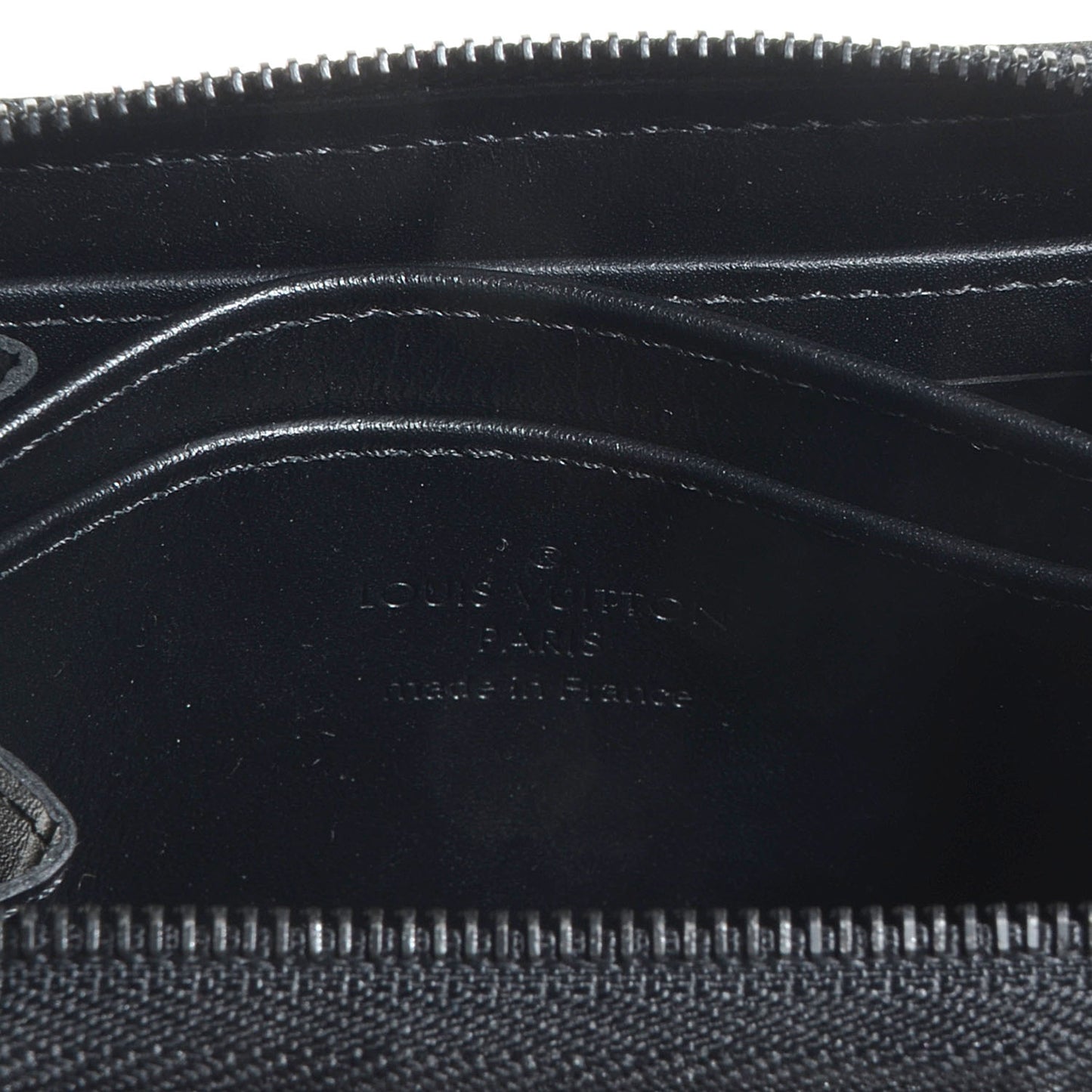 Vernis Zippy Coin Purse Wallet Noir Magnetique