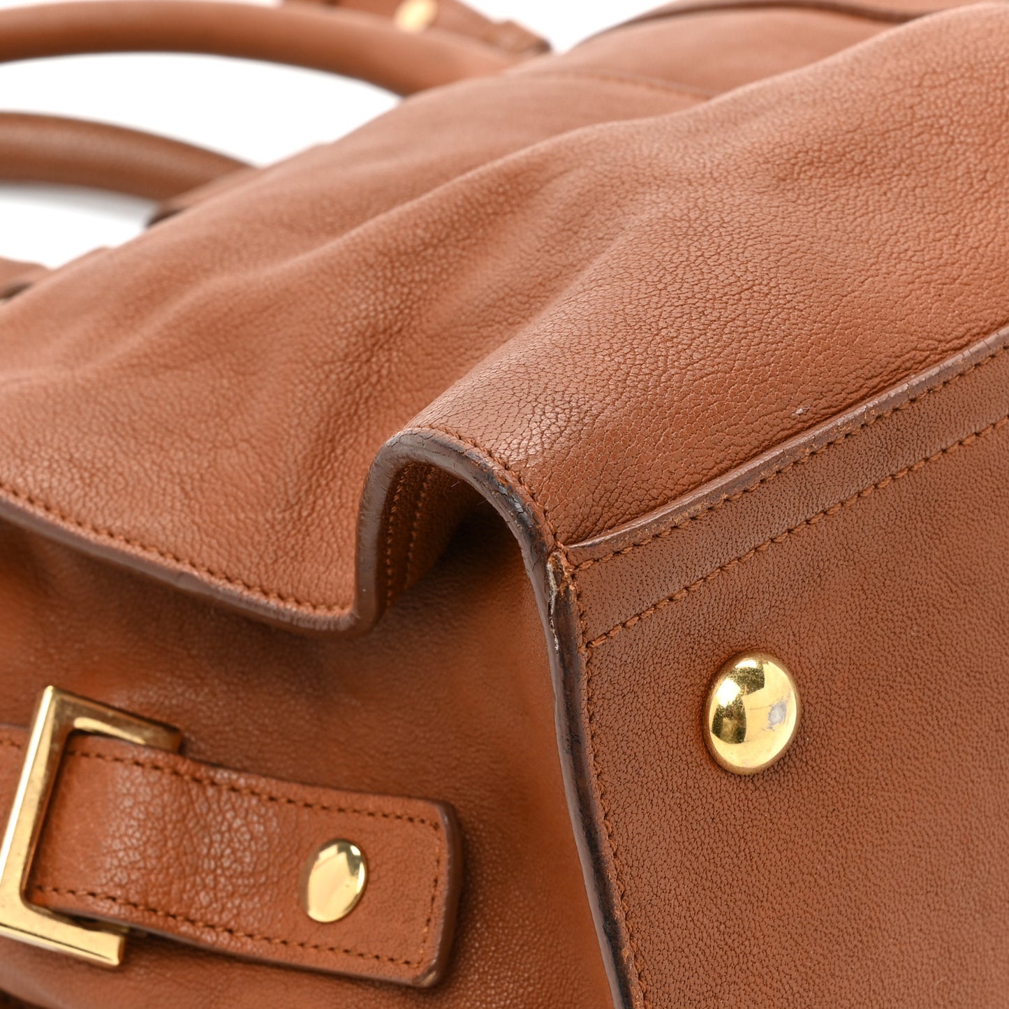 Sheepskin Small Cabas ChYc Brown