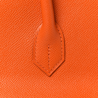 Hermes Epsom Birkin 35 Orange 15 of 34