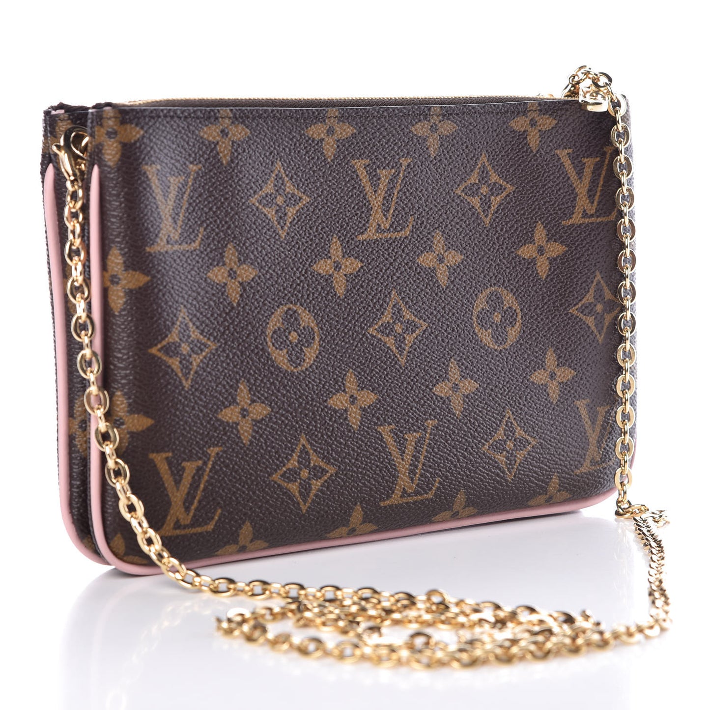 Monogram Blooming Flowers Double Zip Pochette