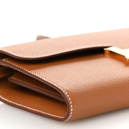 Hermes Epsom Constance Long Wallet To Go Gold 9 of 11