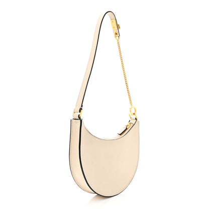 Valentino Garavani Calfskin Mini Vlogo Hobo Bag White 3 of 10