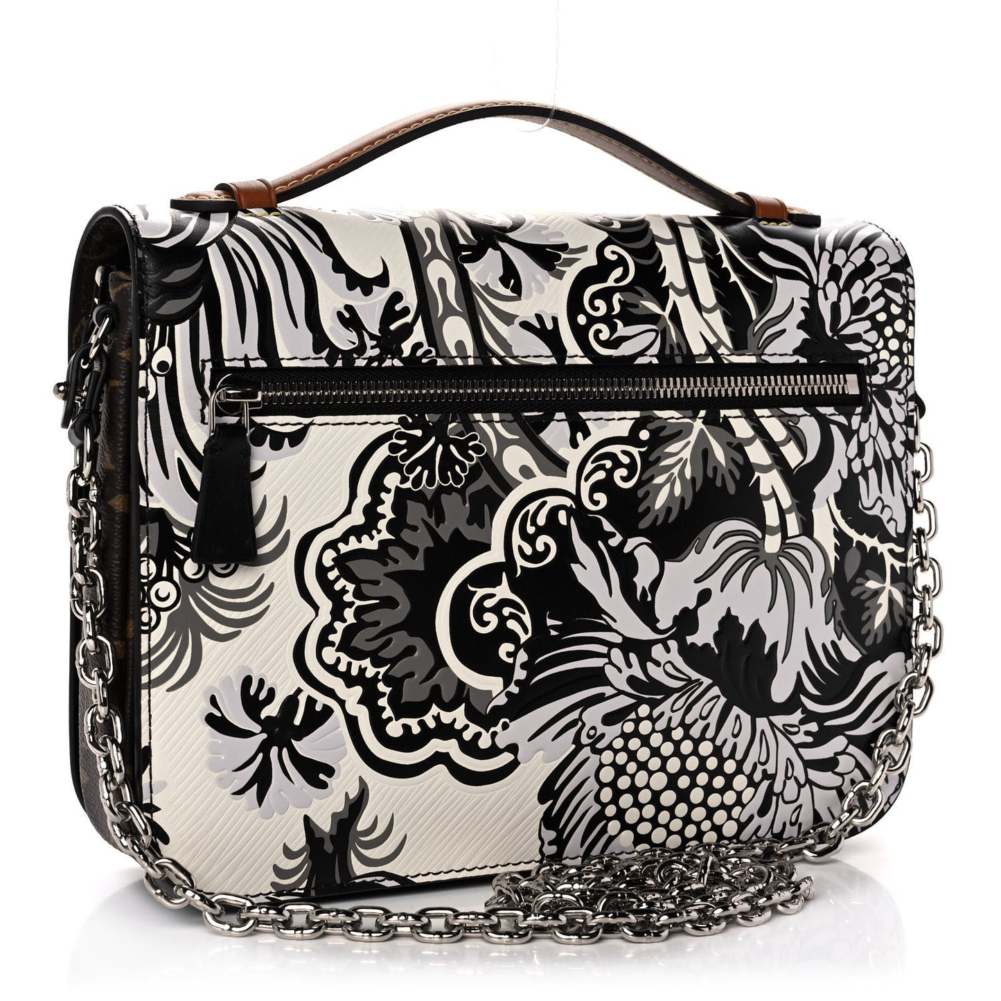 Epi Monogram Floral Pochette Metis Black White