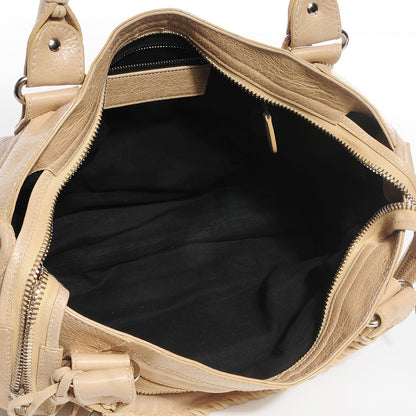 Balenciaga Agneau Giant 21 Silver Hardware City Sahara 5 of 15