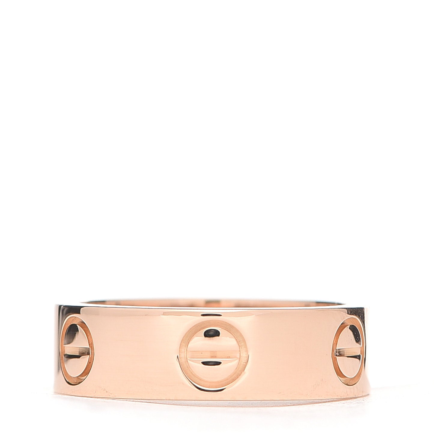 18K Pink Gold 5.5mm LOVE Ring 51 5.75