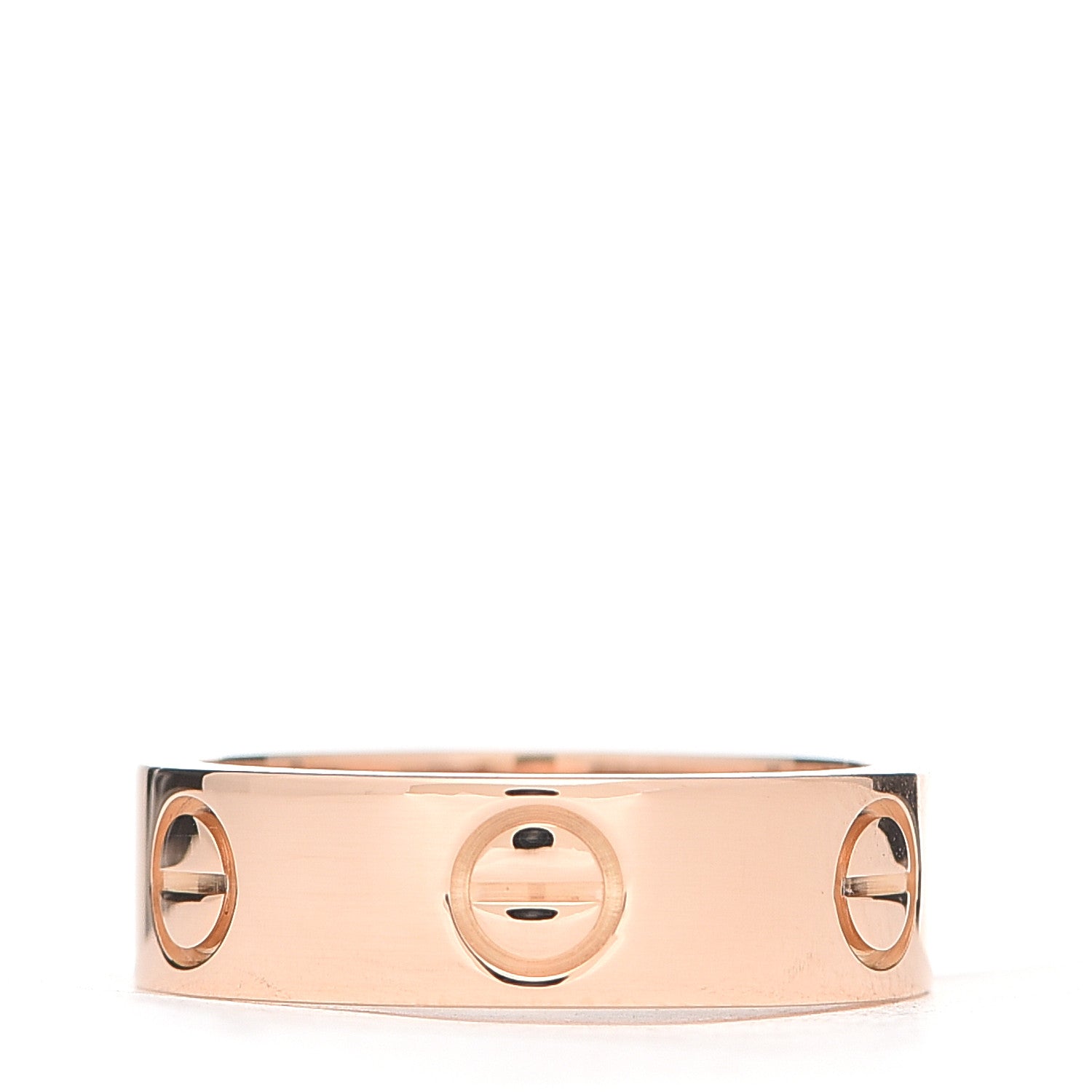 Cartier 18K Pink Gold 5.5mm LOVE Ring 51 5.75 1 of 4
