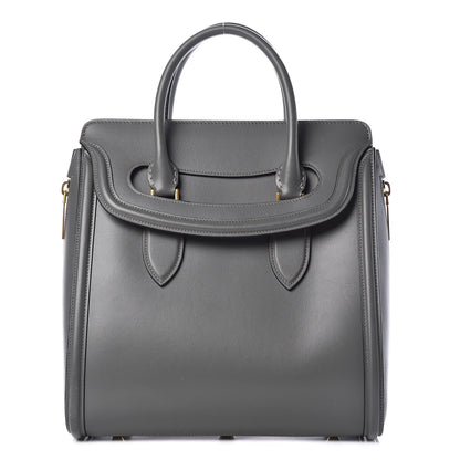 Alexander McQueen Calfskin Large Heroine Grey 1 of 19
