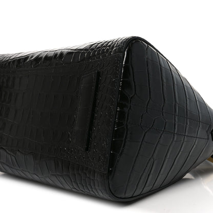 Givenchy Calfskin Crocodile Embossed Small Antigona Black 10 of 10