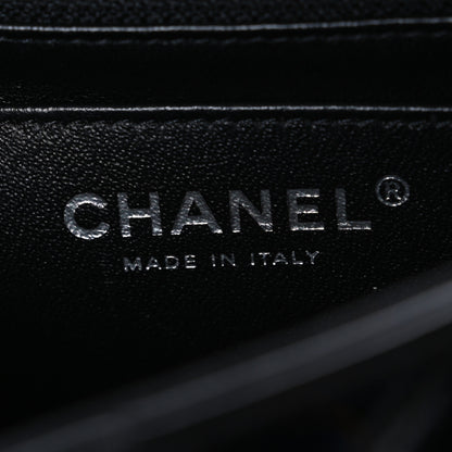 Chanel Patent Calfskin Quilted Mini Rectangular Flap Black 6 of 10