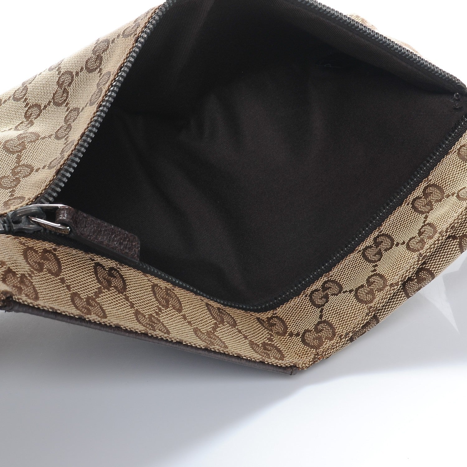 Gucci Monogram Web Belt Bag Dark Brown 5 of 8