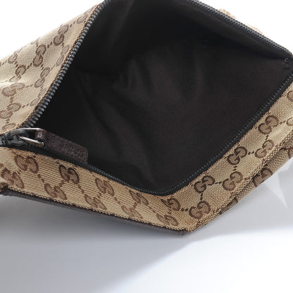 Gucci Monogram Web Belt Bag Dark Brown 5 of 8