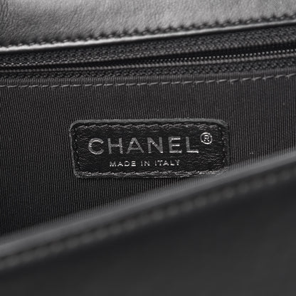 Chanel Calfskin Quilted Large Boy Flap Black 6 of 11