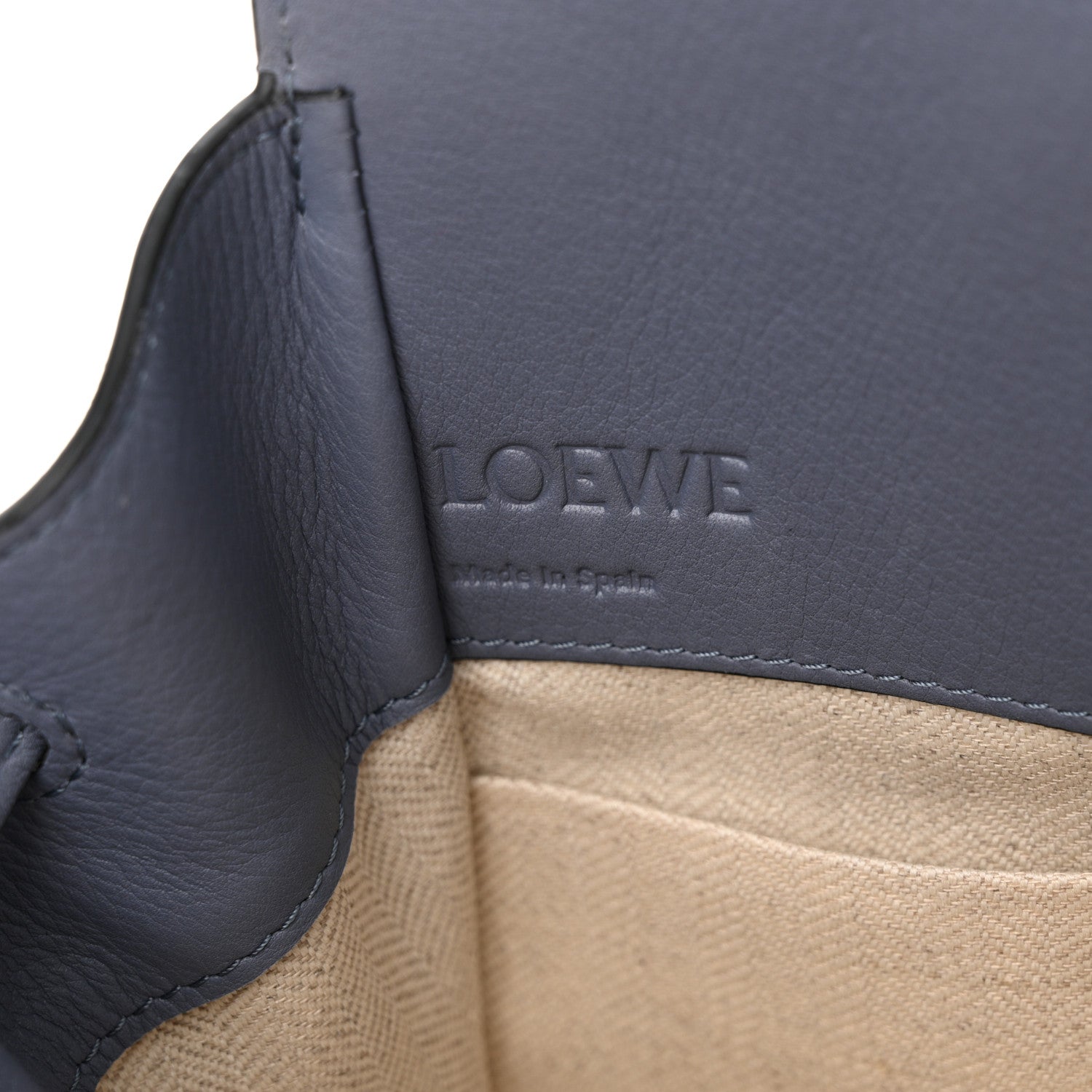 Loewe Calfskin Mini Hammock Shoulder Bag Atlantic 6 of 10