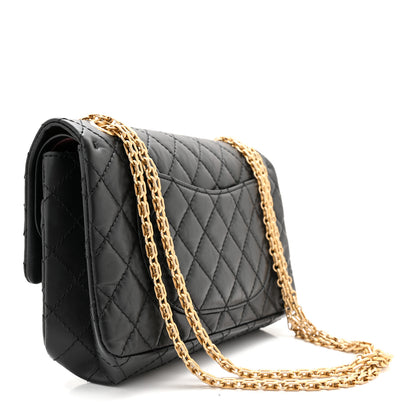 Chanel Aged Calfskin Quilted 2.55 Reissue 225 Flap Black 2 of 10
