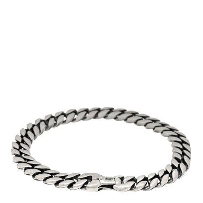 David Yurman Sterling Silver 8mm Buckle Curb Chain Bracelet 2 of 3