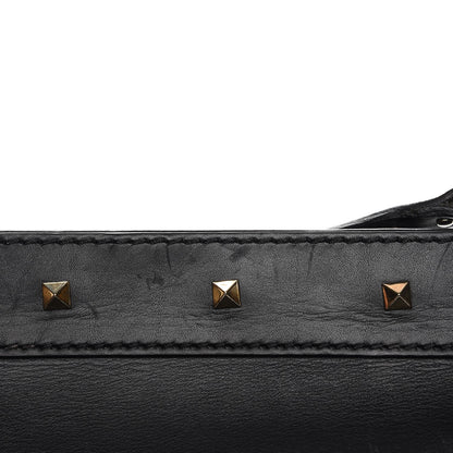 Valentino Garavani Nappa Rockstud Frame Handle Bag Black 11 of 12