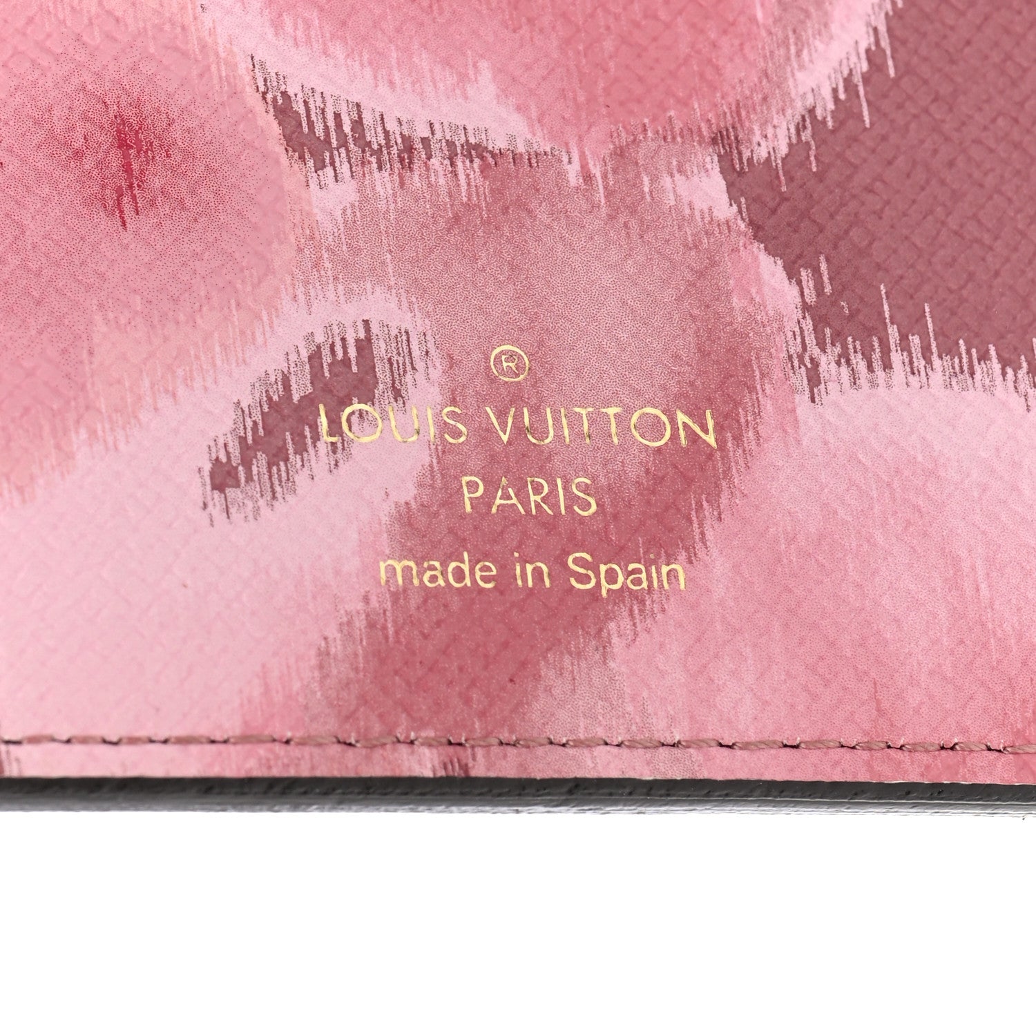Louis Vuitton Monogram Articles de Voyage Ikat Insolite Wallet Rose Velours 6 of 6