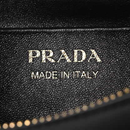 Prada Re-Nylon Spazzolato Small Arque Shoulder Bag Black 6 of 13