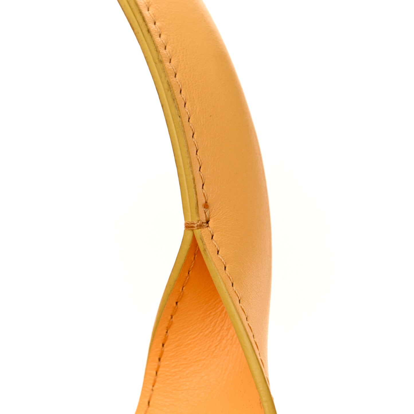 Shaded Calfskin Small Deauville Tote Orange Coral Pink