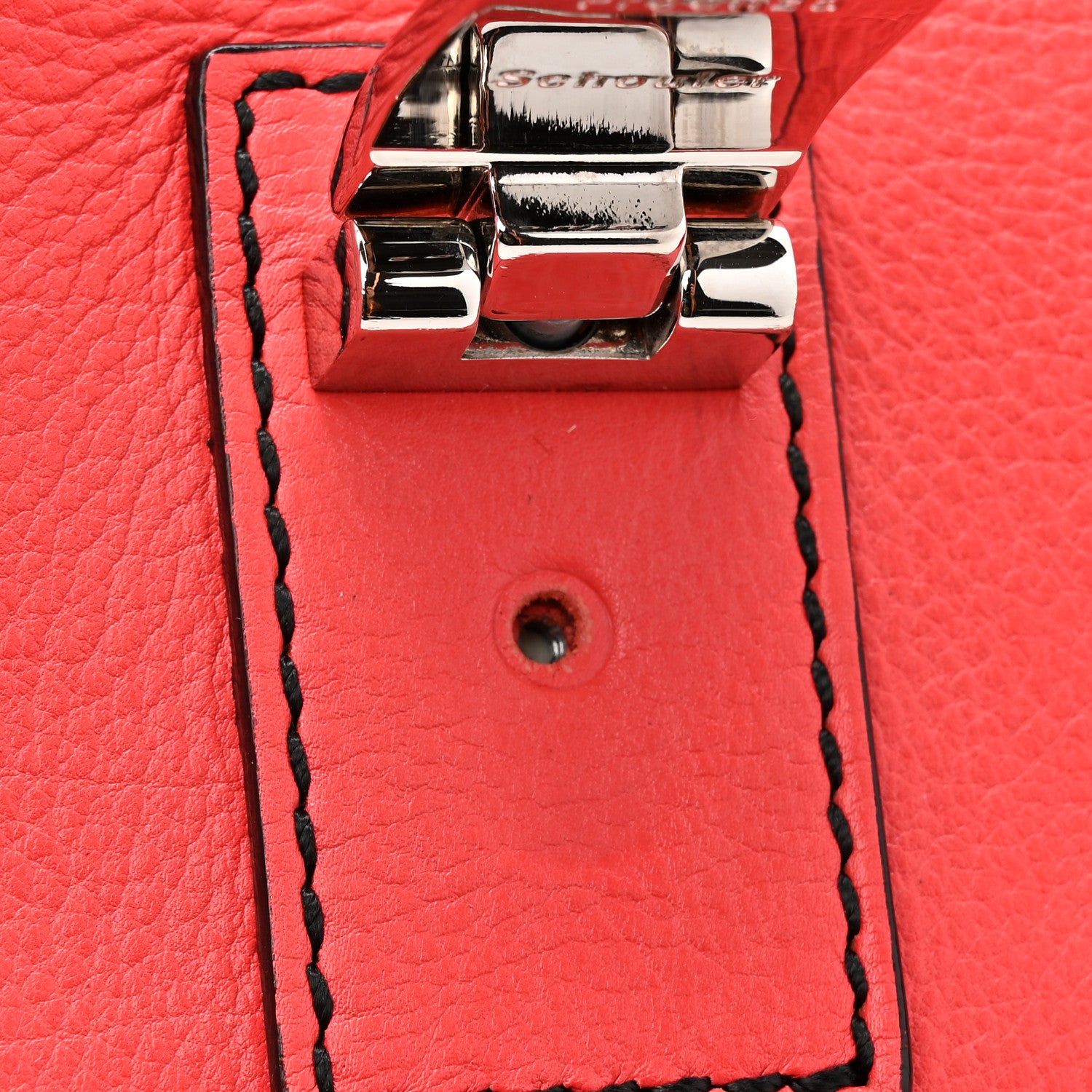 Proenza Schouler Grainy Calfskin Tiny PS1 Satchel Geranium 14 of 14