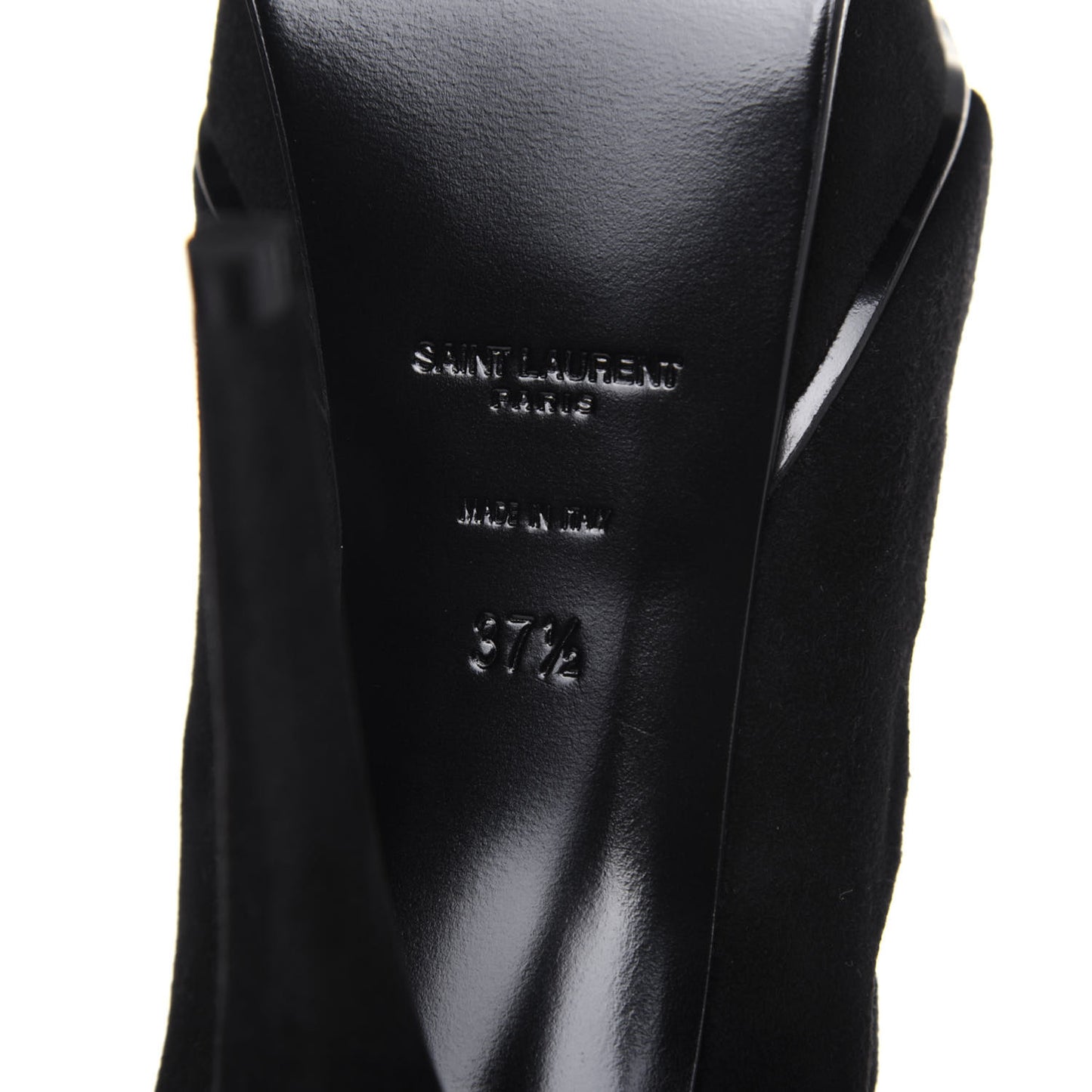 Kid Scamosciato Tribute 105 Platform Sandals 37.5 Black
