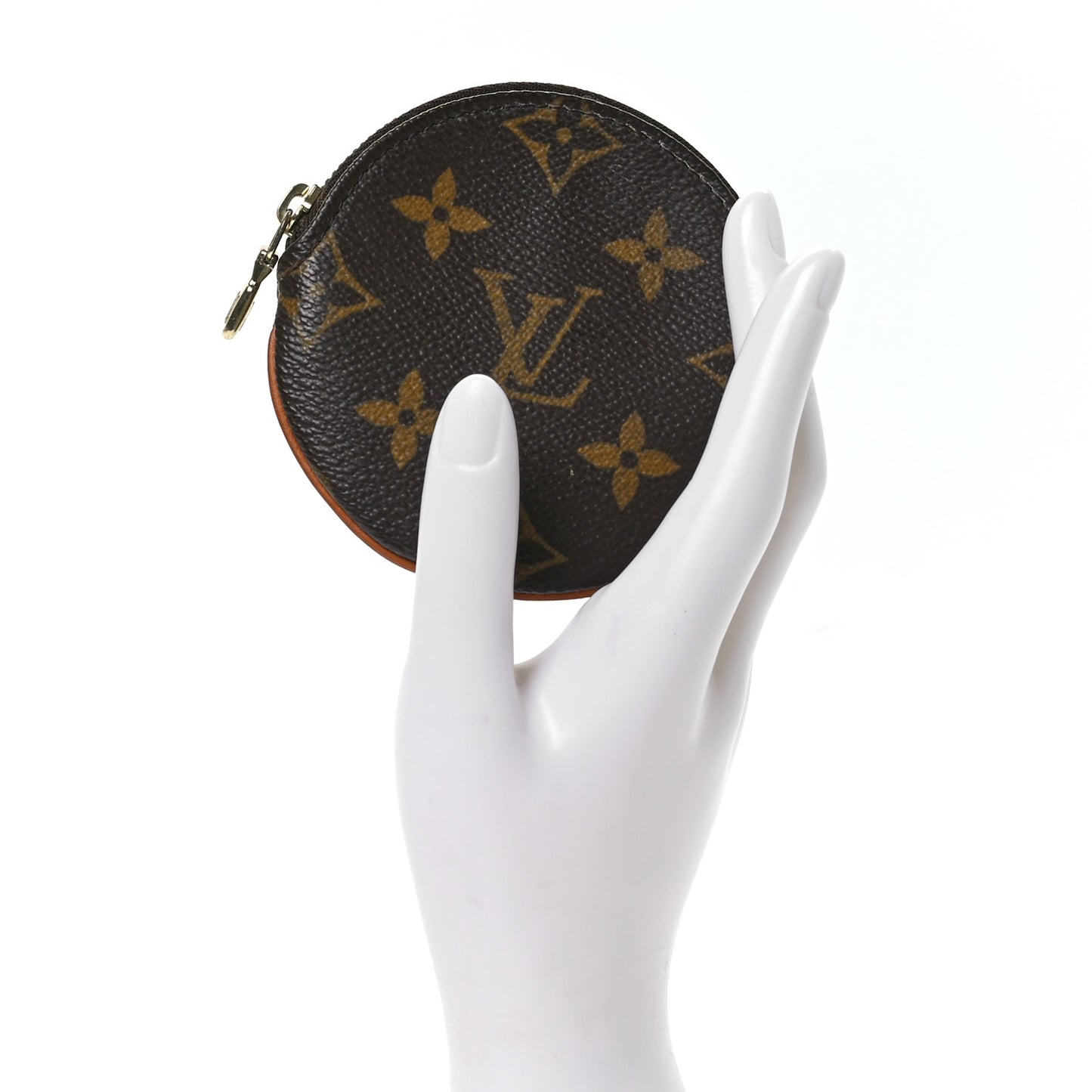 Monogram Round Coin Purse