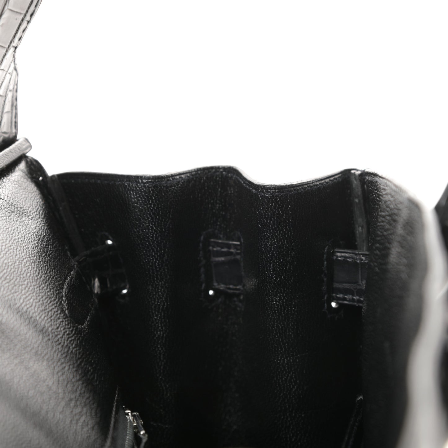 Matte Niloticus Crocodile Birkin 30 Black